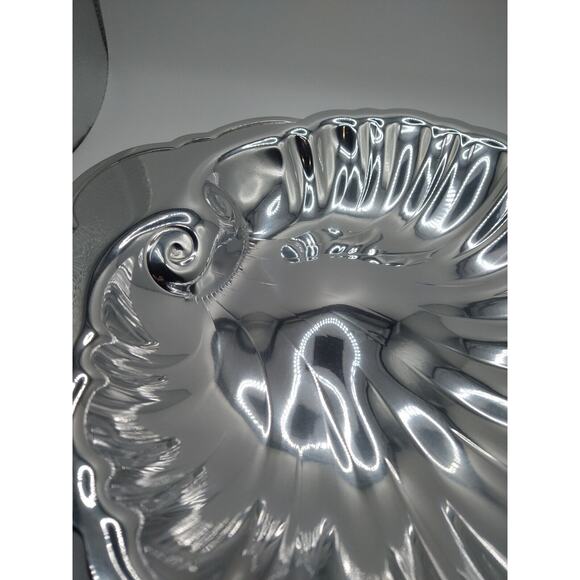 Gorham VA100 Silver Plated Clam Shell Serving Dish Scalloped 10.5” Heavy Vintage - Picture 4 of 8
